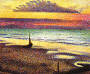 Georges Lemmen Beach at Heist oil painting picture wholesale